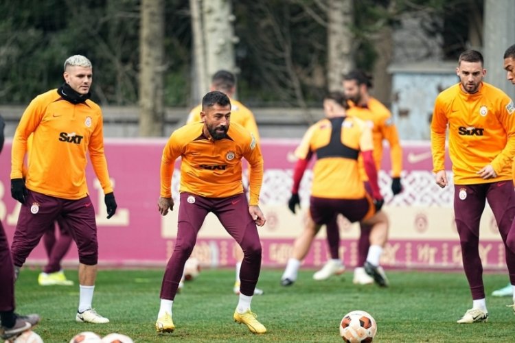 Galatasaray, Sparta Prag ma&ccedil;ı hazırlıklarını s&uuml;rd&uuml;rd&uuml;