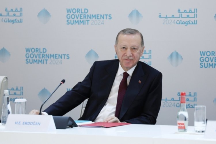 Erdoğan, BAE'de yatırım şirketlerinin temsilcileriyle g&ouml;r&uuml;şt&uuml;