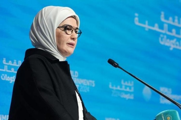 Emine Erdoğan'dan BAE'de Gazze &ccedil;ağrısı