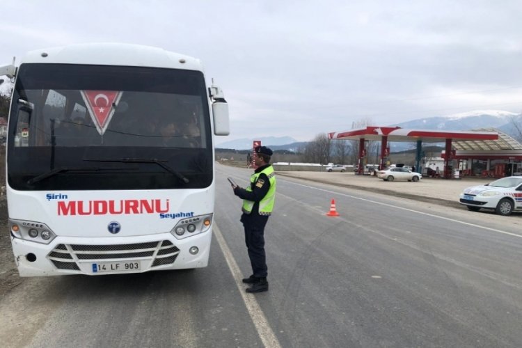 Ankara-Zonguldak'ı birbirine bağlayan yolda sıkı denetim