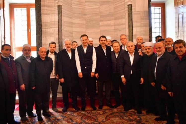 İBB Başkan adayı Kurum, Kadir Topbaş'ın Mevlid-i Şerifi'ne katıldı