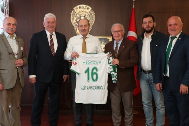 Bursaspor'dan Emniyet M&uuml;d&uuml;r&uuml; Zaimoğlu'na ziyaret