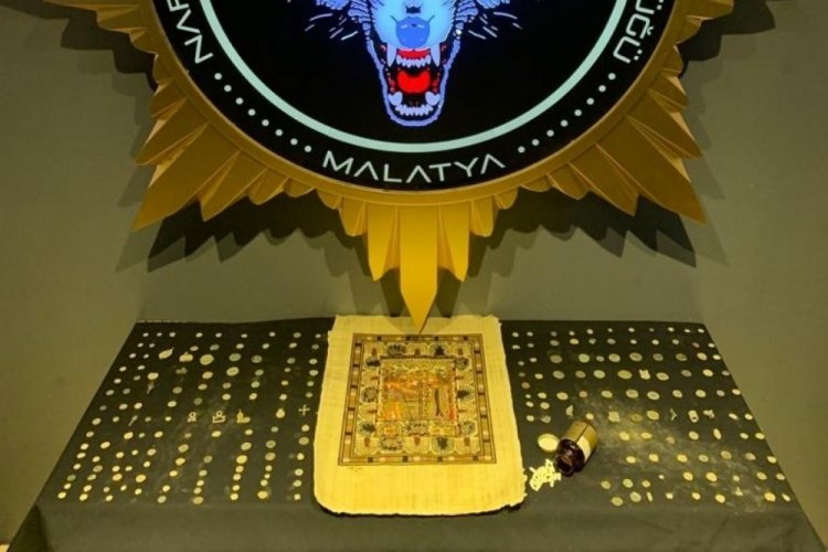 Malatya'da tarihi eser operasyonu