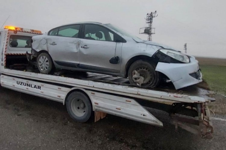 Konya'da otomobil takla attı: 1 yaralı