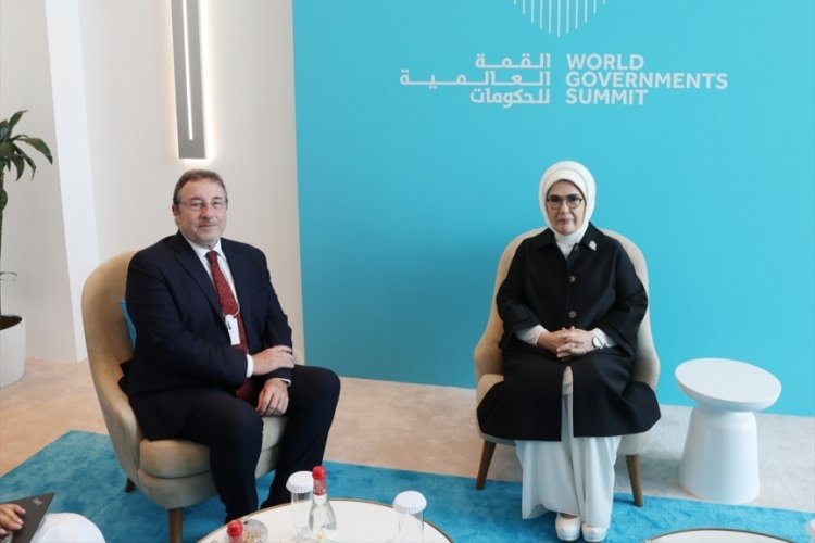 Emine Erdoğan, BM Kalkınma Programı Başkanı Steiner'ı kabul etti