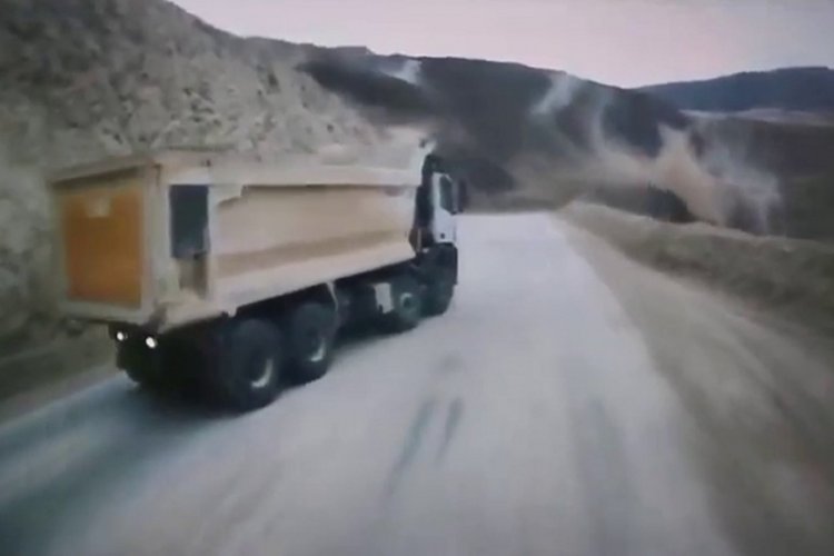 Erzincan'daki maden faciasının yeni g&ouml;r&uuml;nt&uuml;leri ortaya &ccedil;ıktı