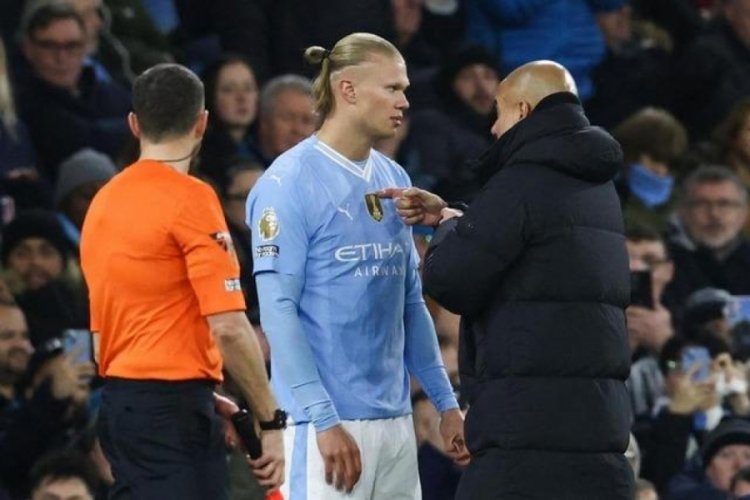 Manchester City'de Haaland'ı yıkan &ouml;l&uuml;m! Ma&ccedil;tan &ccedil;ıkartılmak istendi, Guardiola'yı reddetti