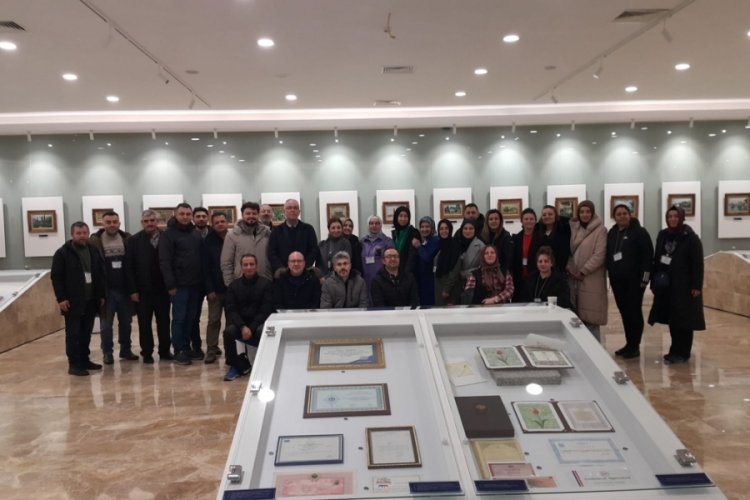 Kütahya'da Ressam Ahmet Yakupoğlu Müzesi'nde 2 gün süren eğitime 30 öğretmen katıldı