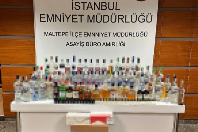 İstanbul'da işyerinde sahte i&ccedil;ki imal eden ş&uuml;pheli yakalandı