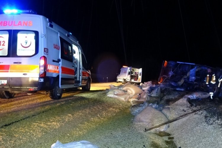 K&uuml;tahya'da trafik kazası! 2 yaralı