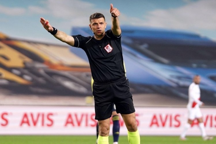 Hatayspor - Sivasspor ma&ccedil;ının hakemi &Uuml;mit &Ouml;zt&uuml;rk oldu