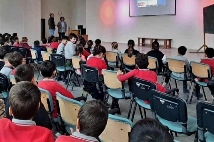 Gelibolu'da &ouml;ğrencilere deprem farkındalık eğitimi verildi