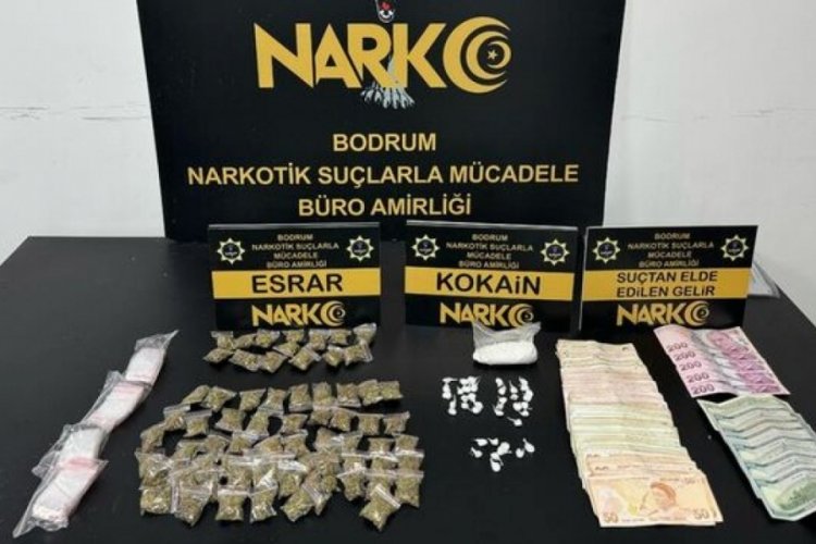 Muğla'da uyuşturucu operasyonu: 3 g&ouml;zaltı