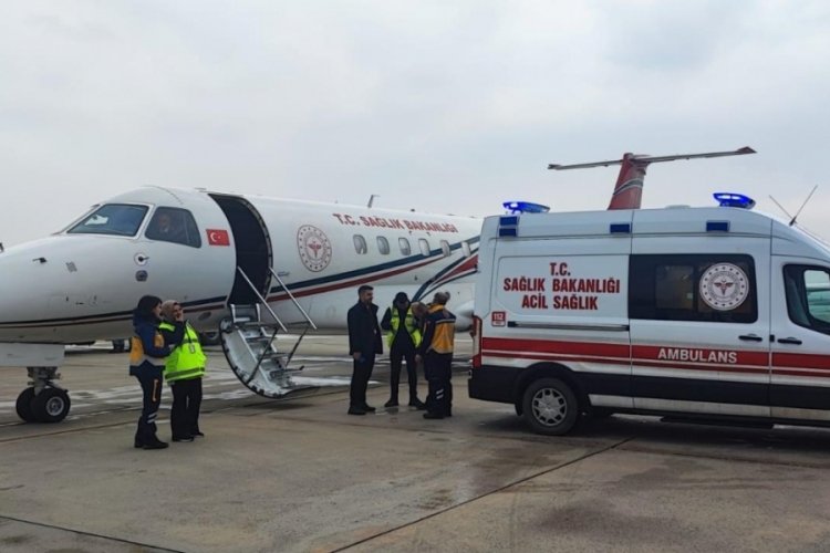 Muş'ta kalp ve karaciğer yetmezliği olan bebek umut yolculuğuna &ccedil;ıktı