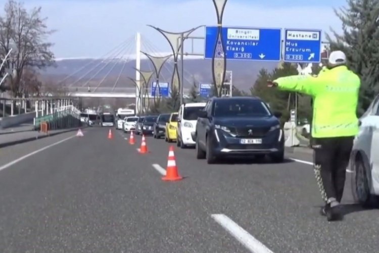 Bing&ouml;l'de trafik ekiplerinin denetimleri devam ediyor