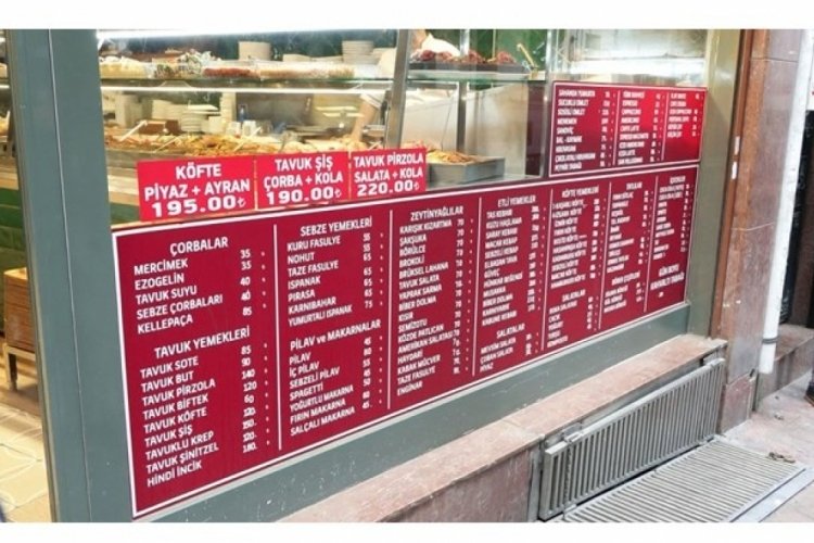 Restoranda fiyat listesi uygulaması: Esnafın kafası karıştı