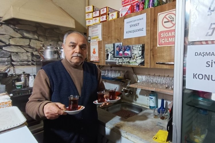 &Ccedil;ay evinde siyaset konuşma yasağı