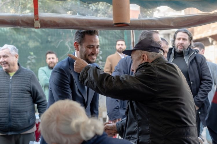Bursa'da Mudanya halkı G&ouml;khan Din&ccedil;er'i ilgiyle karşıladı