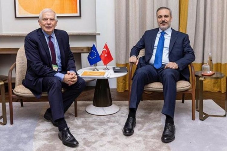 Bakan Fidan, Borrell ile g&ouml;r&uuml;şt&uuml;