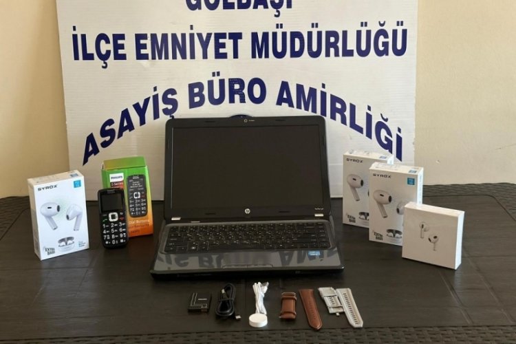 Adıyaman'da eşya &ccedil;alan şahıs yakalandı!