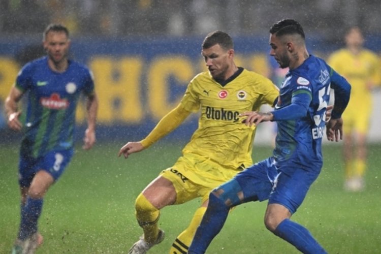 Fenerbah&ccedil;e, &Ccedil;aykur Rizespor'u deplasmanda yendi