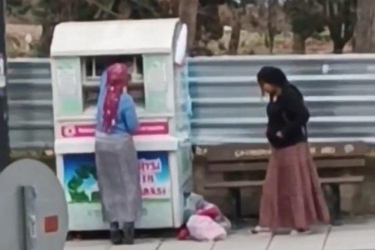 Kocaeli'nde giysi kumbarasından &ccedil;ocuk &ccedil;ıktı!
