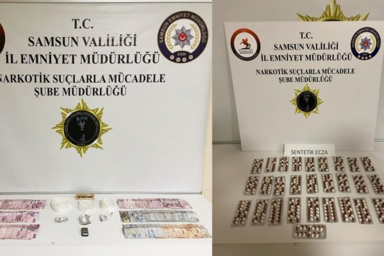 Samsun'da uyuşturucu uygulaması: 25 kişi yakalandı