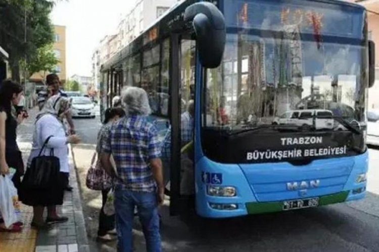 Trabzon'da toplu ulaşım tarifeleri g&uuml;ncellendi