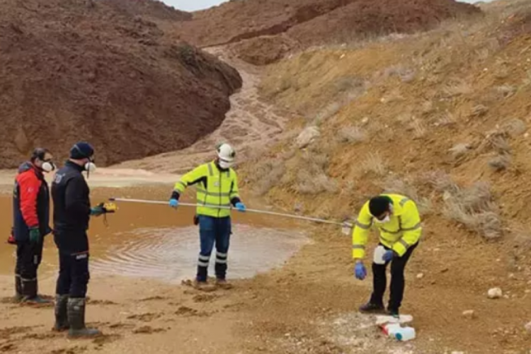 İli&ccedil; maden sahasındaki hummalı &ccedil;alışma devam ediyor