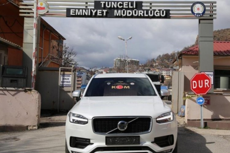 Interpol tarafından aranan ara&ccedil; Tunceli'de bulundu