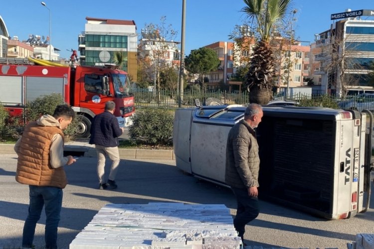 &Ouml;nce &ccedil;arptı, sonra yan yatarak s&uuml;r&uuml;klendi