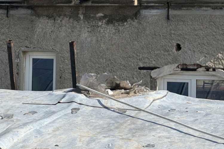 Edirne'de tarihi &ccedil;arşının aydınlatma camları kırıldı