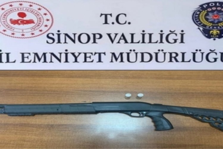 Sinop'ta ruhsatsız t&uuml;fek ve tabanca ele ge&ccedil;irildi
