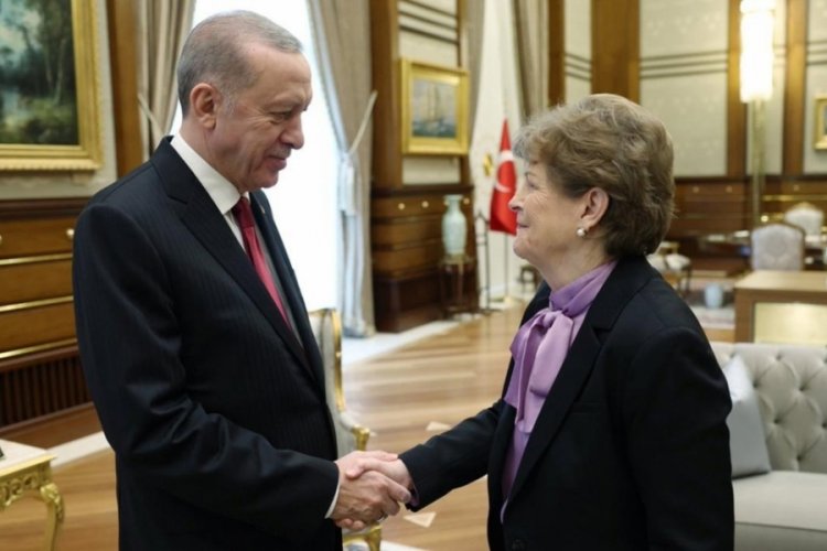Cumhurbaşkanı Erdoğan, Jeanne Shaheen'i kabul etti