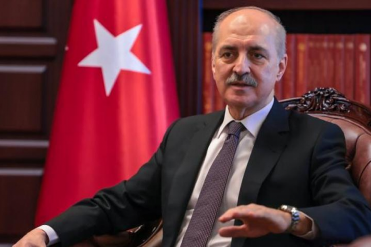 TBMM Başkanı Kurtulmuş: Bunun adı savaş falan değil a&ccedil;ık bir katliamdır