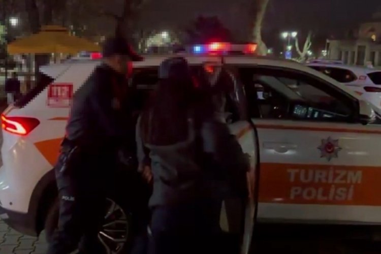 İstanbul'daki telefon hırsızı kameraya yansıdı