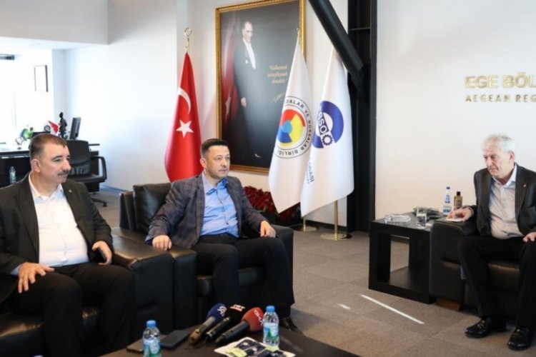 AK Parti'nin İzmir adayı Dağ, EBSO'yu ziyaret etti
