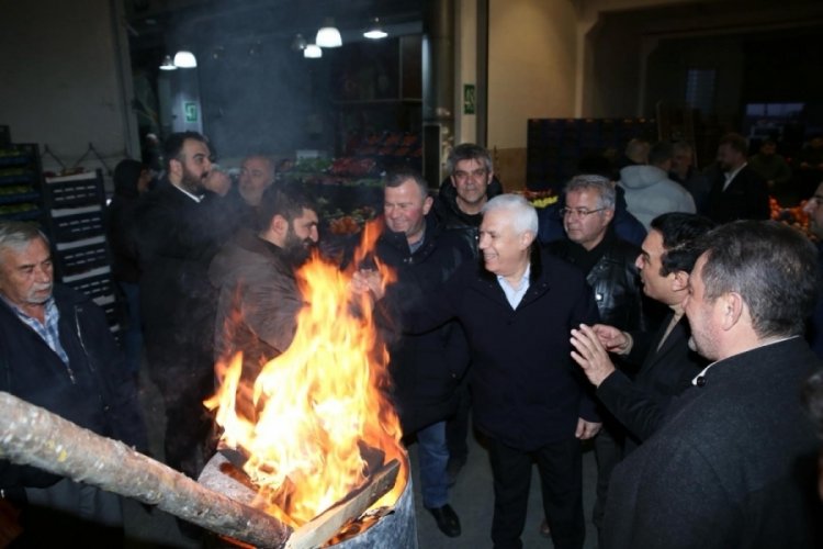Bozbey'den hal esnafına m&uuml;jde