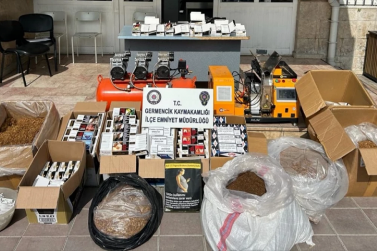 Aydın'da 61 bin 800 makaron ele ge&ccedil;irildi