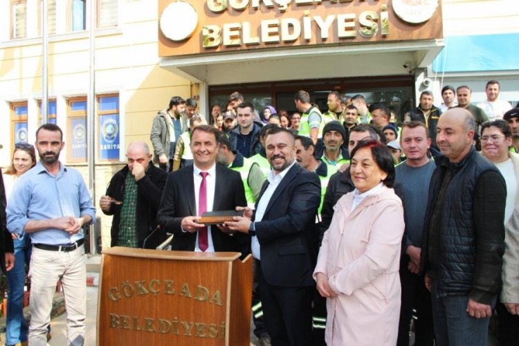 G&ouml;k&ccedil;eada Belediyesinde toplu iş s&ouml;zleşmesi imzalandı