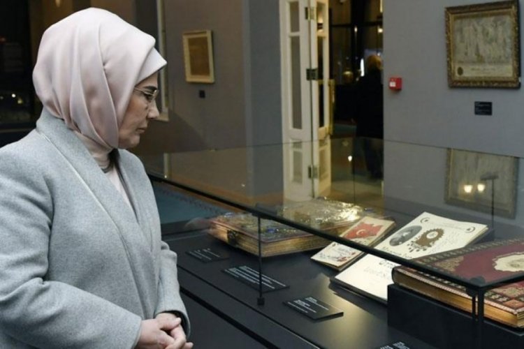 Emine Erdoğan'dan Ankara Palas M&uuml;zesi paylaşımı