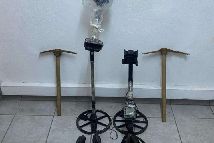 Tekirdağ'da ka&ccedil;ak kazıya su&ccedil;&uuml;st&uuml;