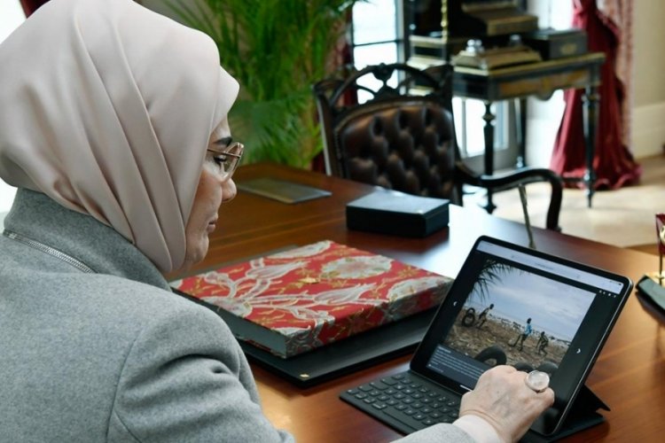Emine Erdoğan, AA'nın "Yılın Kareleri" oylamasına katıldı