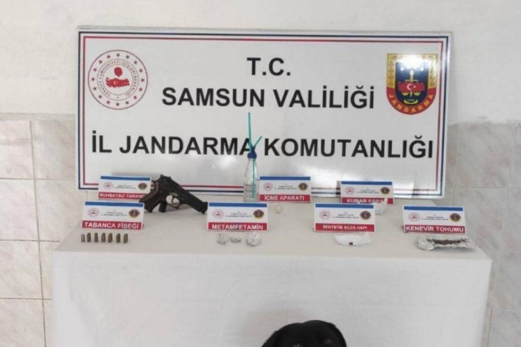 Samsun'da silah ve uyuşturucu operasyonu!