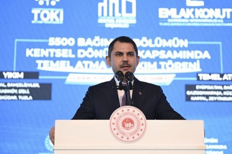 Murat Kurum'dan kentsel d&ouml;n&uuml;ş&uuml;m &ccedil;ağrısı