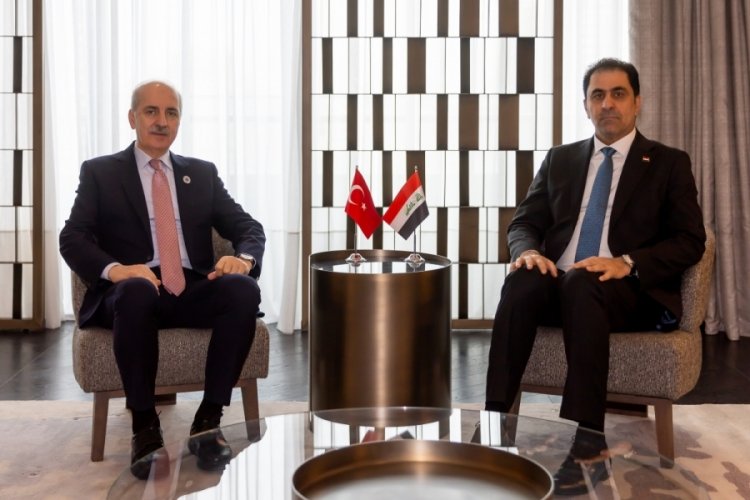 TBMM Başkanı Kurtulmuş, Irak Temsilciler Meclisi Başkan Vekili ile g&ouml;r&uuml;şt&uuml;