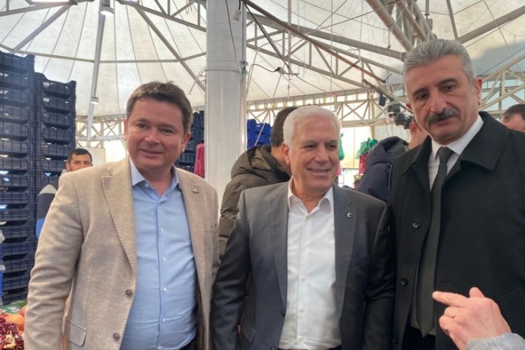 Bozbey ve Aydın, ziyaretlerine devam ediyor