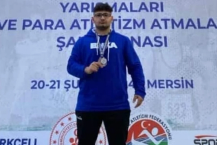 Tokatlı sporcu Mahmut Arda Şen T&uuml;rkiye ikincisi oldu