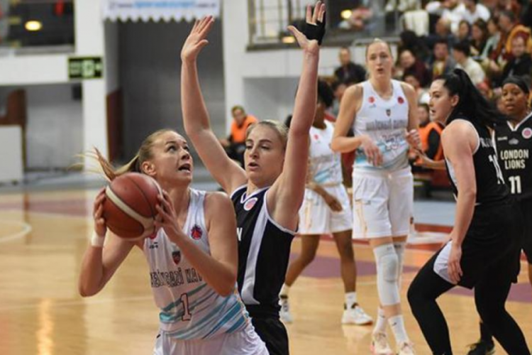 Melikgazi Kayseri Basketbol, London Lions'u ge&ccedil;emedi