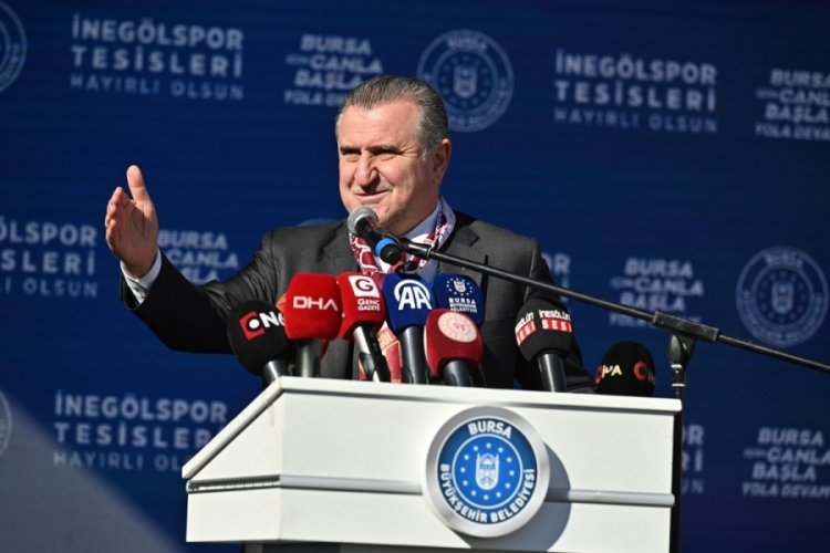 Bakan Bak İneg&ouml;l'de konuştu: T&uuml;rkiye bir spor devrimi yaşıyor